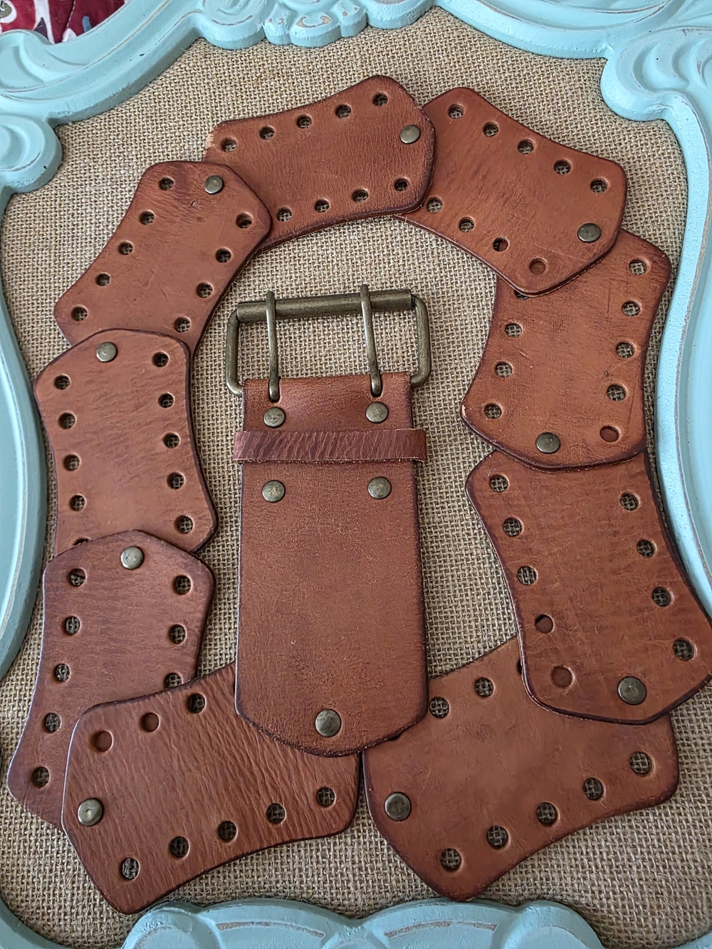 Gail Labelle Vintage Leather Belt 1970s–1990s